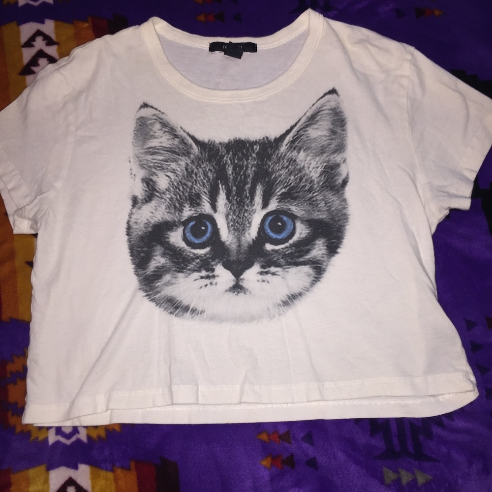Graphic crop top